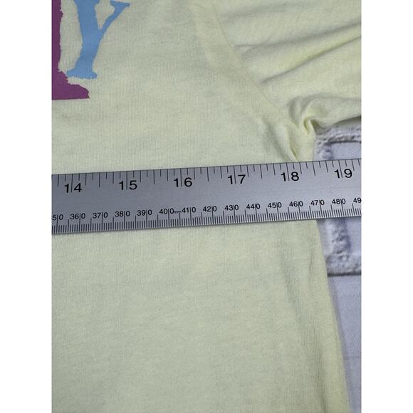 Looney Tunes Tweety Bird T-Shirt Crew Neck Yellow Juniors Size 7-9 Medium - Picture 4 of 8